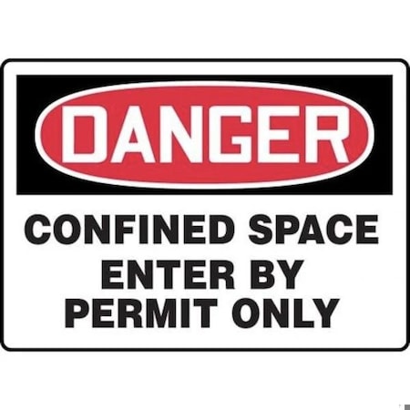 Accuform OSHA DANGER SAFETY SIGN CONFINED FRMCSP133XL FRMCSP133XL